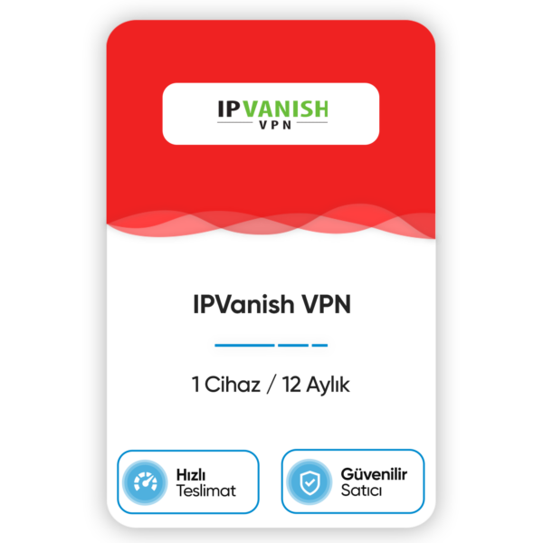 IpVanish VPN – 12 Aylık