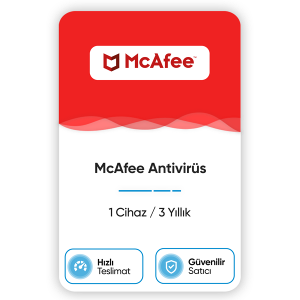 McAfee LiveSafe Antivirüs – 2 Yıllık